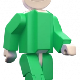 Seváček zelený (velký a malý) – figurka pro stavebnici SEVA