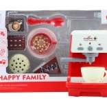 Dětský kávovar s dorty na baterie