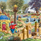 Puzzle Benjamin Kvítko: Den v Neustadtské Zoo 1000 dílků