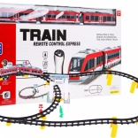 Vlak na dálkové ovládání + kopce + příslušenství - 62 dílů