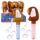 Bublifuk kapybara 2v1 s větráčkem a trojitou hůlkou 19 cm
