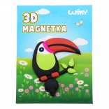 Magnet tukan 3D dekorativní
