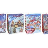 Dárková taška L Vánoce 31 × 40 × 12 cm