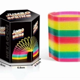 Barevná jumbo spirála se třpytkami