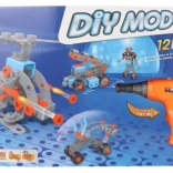 Šroubovací stavebnice s vrtačkou – 282 dílků