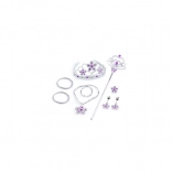 Růžová sada princeznovských doplňků pro děti