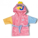 baby born župan pro panenky 43 cm s kapucí a kačenkou