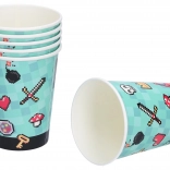 Papírové párty kelímky HRA 250 ml – sada 6 ks