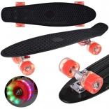 Fiszka LED skateboard s osvětlenými kolečky do skateparku