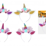 Karnevalová čelenka jednorožec pro děti
