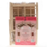 Dřevěná postýlka pro panenky