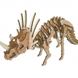 Dřevěné 3D puzzle Triceratops