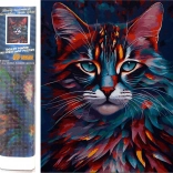 Diamantové malování Upřený pohled 30x40 cm