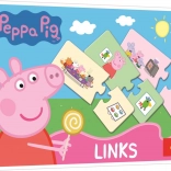 Hra skládanka Prasátko Peppa 14 párů