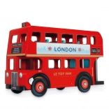 Dřevěný dvoupatrový autobus Le Toy Van London