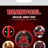 Set odznaků Deadpool