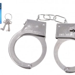 Policejní kovová pouta s klíčem pro děti