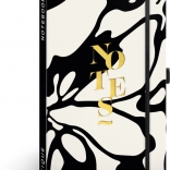 NOTIQUE linkovaný notes abstrakt 13 × 21 cm