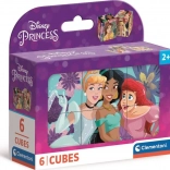 Obrázkové kostky Disney princezny – 6 kostek