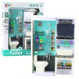 Dětská koupelna – sprcha, umyvadlo a toaleta se světly a zvuky