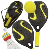 woopie sada raket s pěnovým míčkem a košíčkem na pláž i zahradu