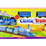 Sada Parní Vlak S Efekty Světel a Zvuku a Kolejemi