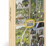 Týdenní magnetický diář Josef Lada 2026, 11 x 16 cm