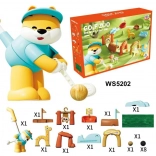 Mega sada golfový set se zvířátky a pěnovou podložkou pro děti