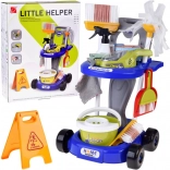 Dětský úklidový vozík s příslušenstvím a vysavačem