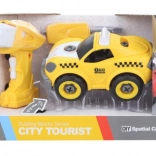 Šroubovací RC taxi se zvuky a vrtačkou