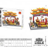 Stavebnice Budovy China Town, 1245 dílků