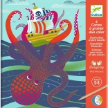 Djeco vyškrabávací obrázky: Na moři