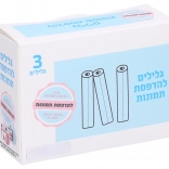 Náhradní fotopapír – sada 3 rolí pro tiskárny a proložky