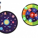 Oboustranný terč na suchý zip s míčky