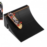 Prstový skateboard se šroubovacími díly a rampou, mix variant