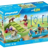Playmobil myLife psí hřiště a agility dráha