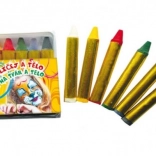 Barvy na obličej a tělo – sada 6 kusů