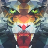 Puzzle Polygonový Lev 500 Dílů Ravensburger