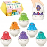 WOOPIE Mozaika Montessori Vejce Skučavka 6ks