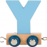 Malý dřevěný polární vláček písmeno Y