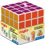 magnetické kostky geomag magicube free building 64 ks