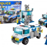 Policajní stavebnice se 271 dílky: policejní auto a budova