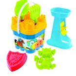 Písková sada s hradem a vodním mlýnkem