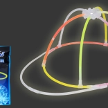 Svítící čepice s tyčinkami