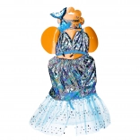 Karnevalový set mořská panna - šaty a čelenka