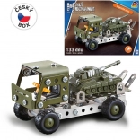 Mechanik vojenské auto - stavebnice pro děti
