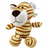 Plyšový tygr s přísavkou, krémový, 23 × 12 cm