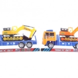 Plastový kamion s bagrem pro děti