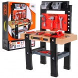 Dětský pracovní ponk 64 dílů s nářadím a doplňky