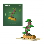 Plus-Plus kytky zelená bonsaj stavebnice